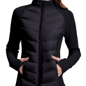 Lightweight Puffer Jacket 800 Down-Fill Waterproof Quilted Chic Travel